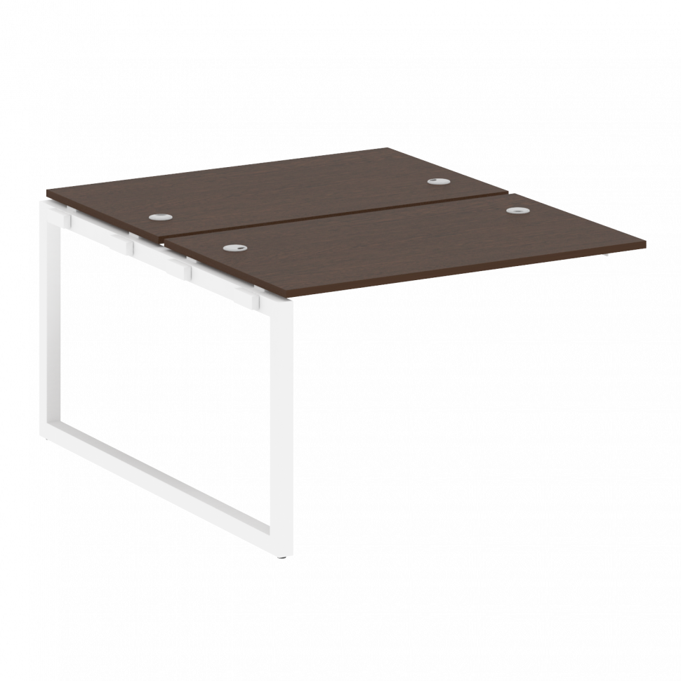 Metal System Quattro Проходной элемент рабочей станции на О-образном м/к 50БО.ПРС-СП-2.2 Венге Цаво/ Metal System Quattro Проходной элемент рабочей станции на О-образном м/к 50БО.ПРС-СП-2.2 Венге Цаво/