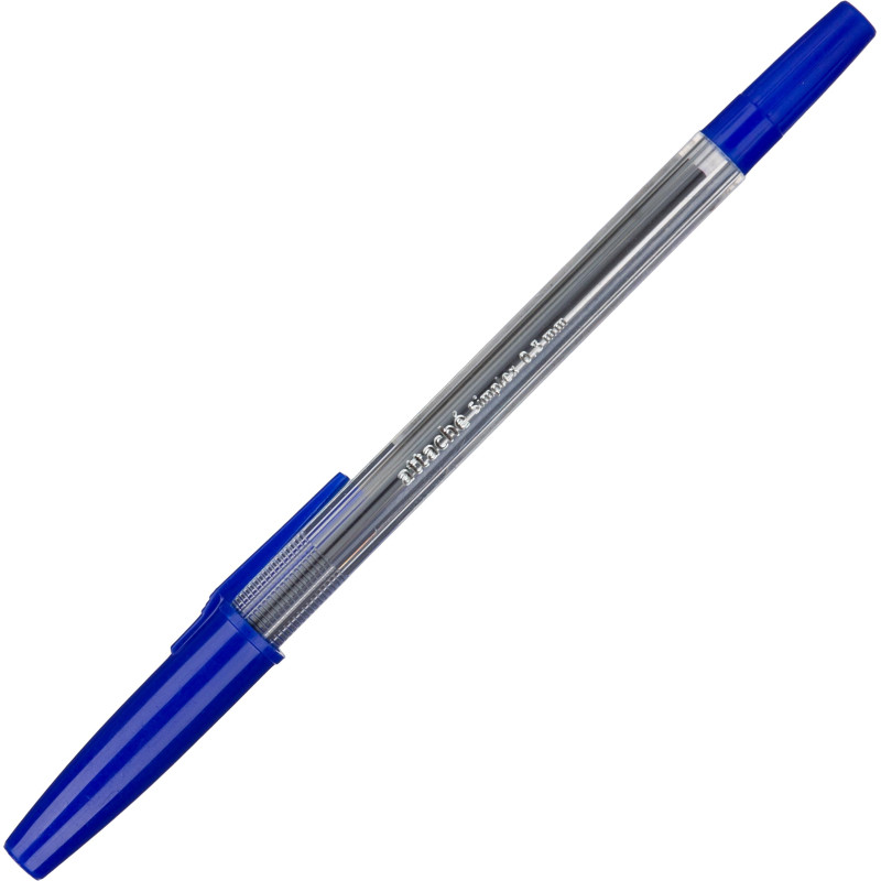Ручка шариковая неавтомат. Attache Simplex шар0,5мм,лин0,3мм син,масл