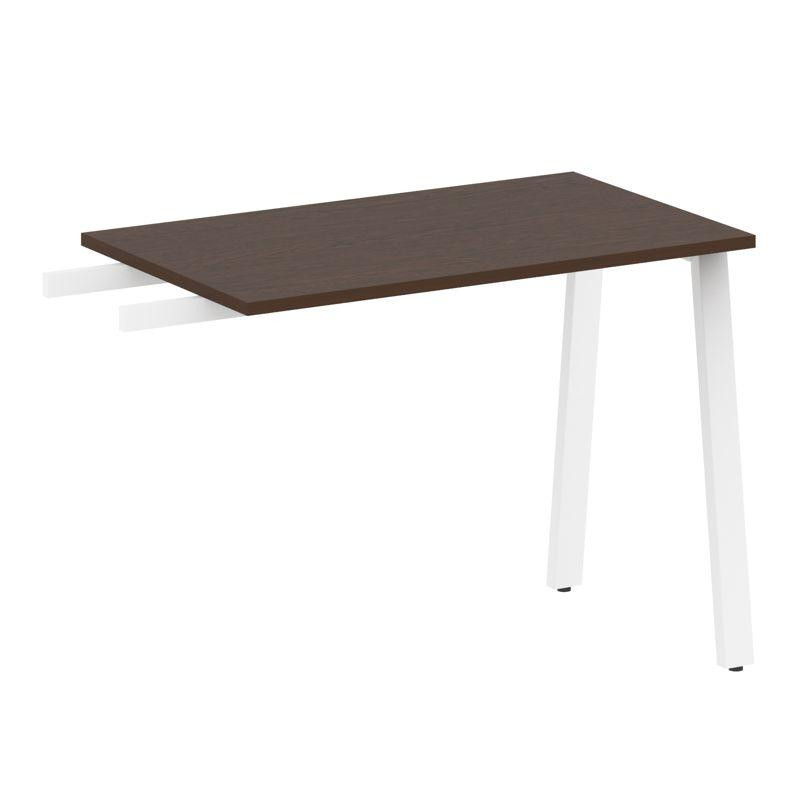 Metal System Приставной элемент на А-образном м/к БА.ПР-3 Венге Цаво/Металл Белый 1000*600*750