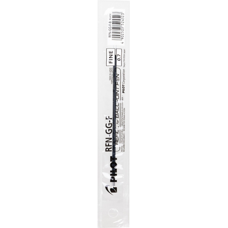 Стержень шариковый 143мм PILOT RFJ-GP-F/RFN-GG-F для BPS-GP-F черный 0,22мм