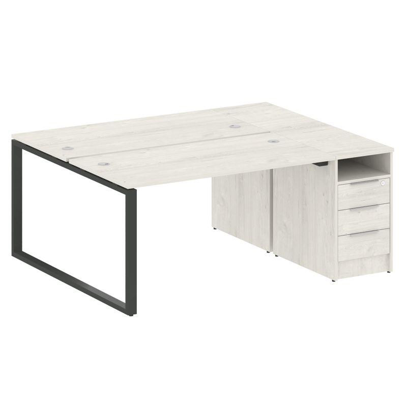 Metal System Рабочая станция с тумбой на О-образном м/к БО.РС-СТП-2.3 Дуб Наварра/Металл Антрацит 18 Metal System Рабочая станция с тумбой на О-образном м/к БО.РС-СТП-2.3 Дуб Наварра/Металл Антрацит 18