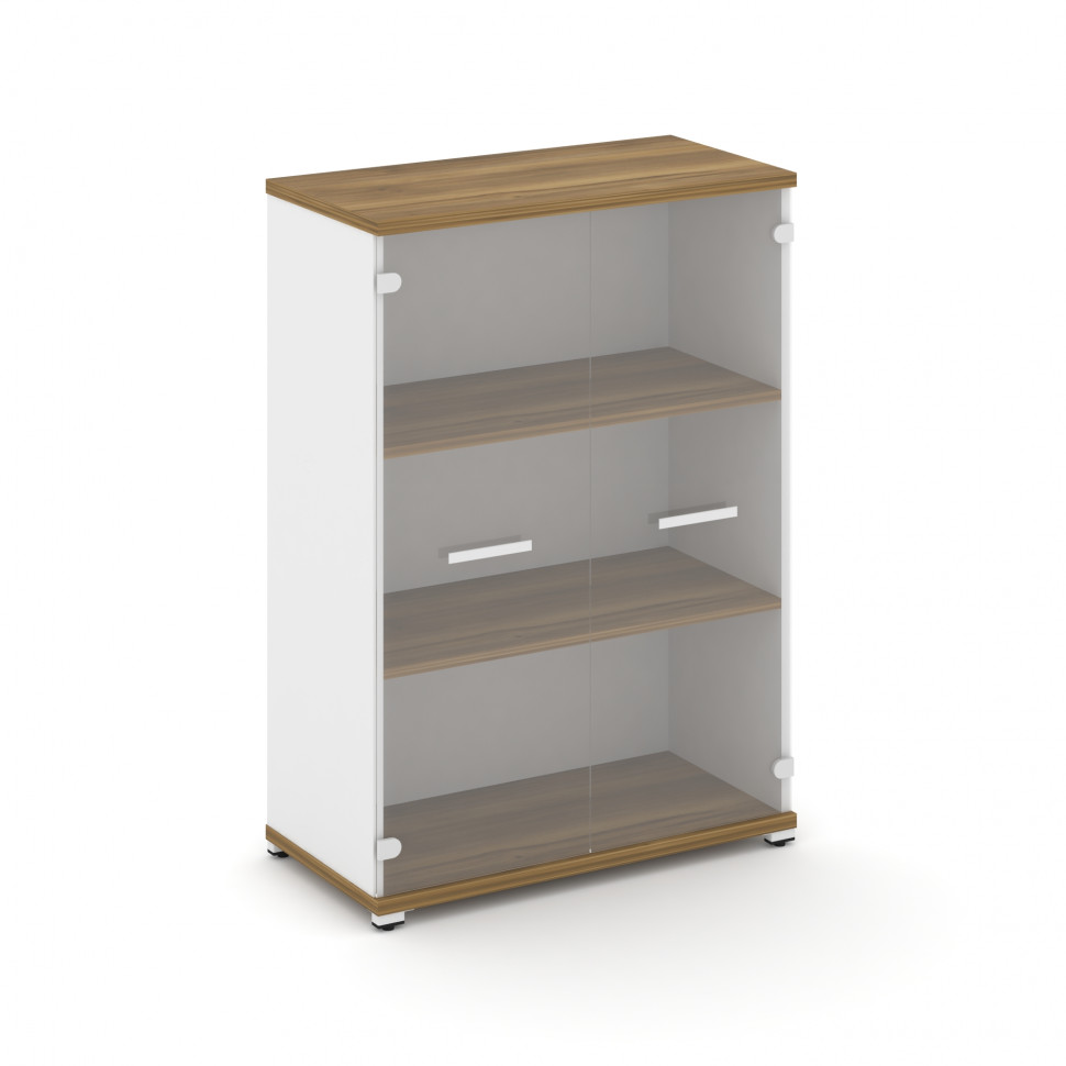 Concept Шкаф 1 широкая секция, 3 ниши CN.STS.E-316 SP W Сандал Янтарный/Белый Бриллиант/Металл Белый