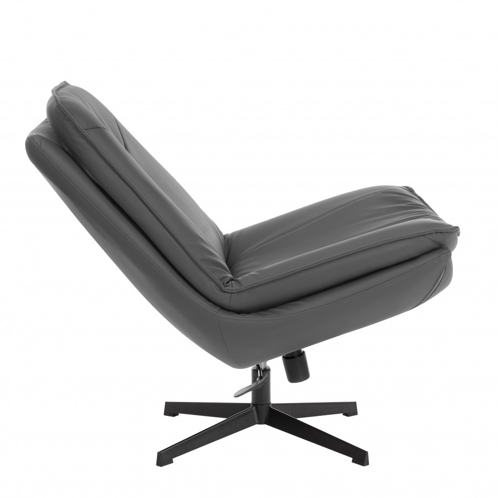 Кресло лаунж Cosmo экокожа, графит