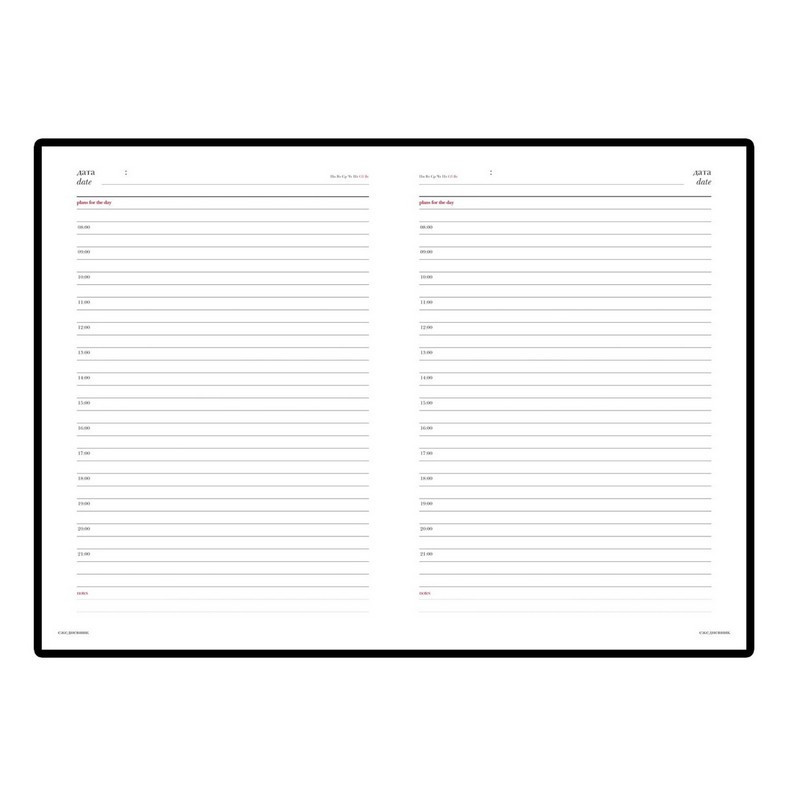 Ежедневник недатированный белый,А5,145х205мм,136л, Sidney NEBRASKA 3-128/06