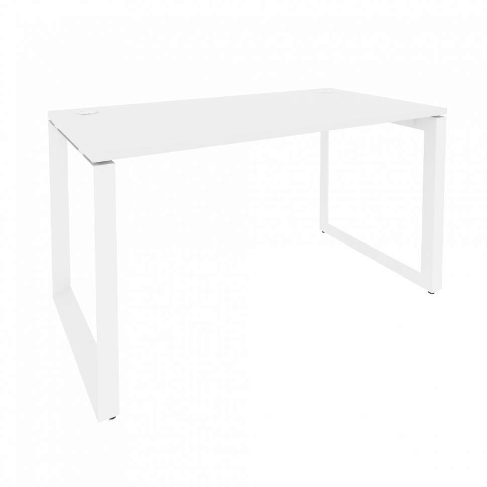 Onix Стол рабочий на О-образном м/к O.MO-SP-3.7 Белый Бриллиант/Металл Белый 1380*720*750 Onix Стол рабочий на О-образном м/к O.MO-SP-3.7 Белый Бриллиант/Металл Белый 1380*720*750