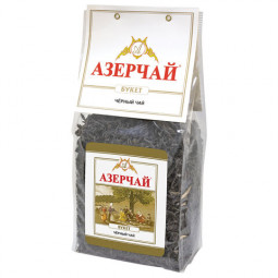 Чай АЗЕРЧАЙ "Букет" черный листовой, 400 г, пакет, 413002