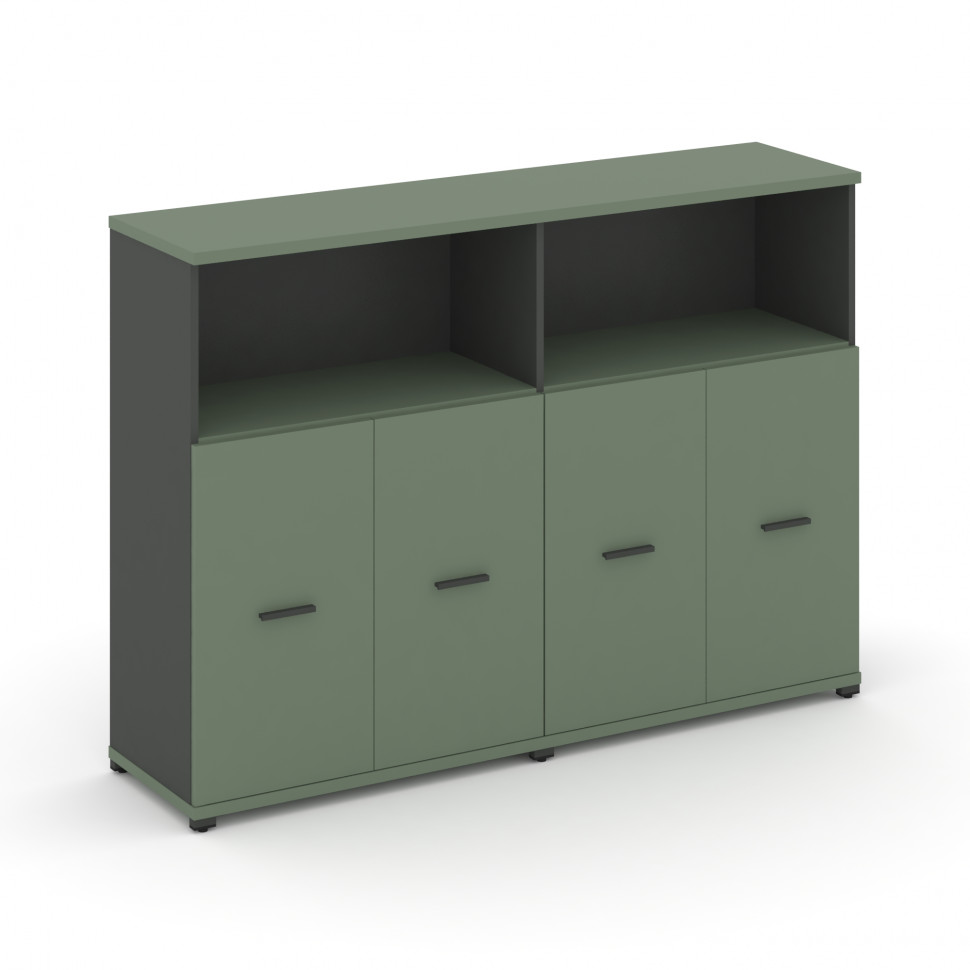 Concept Шкаф 2 широкие секции, 3 ниши CN.STS-323 A Кобо/Антрацит/Металл Антрацит 1668*420*1186 Concept Шкаф 2 широкие секции, 3 ниши CN.STS-323 A Кобо/Антрацит/Металл Антрацит 1668*420*1186