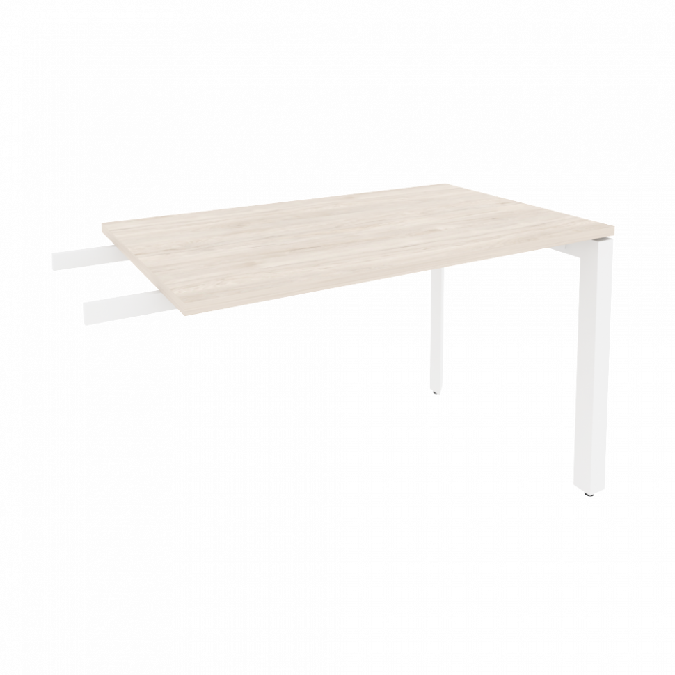 Onix Брифинг-приставка на П-образном м/к O.MP-BR-11 Денвер Светлый/Металл Белый 1180*720*750