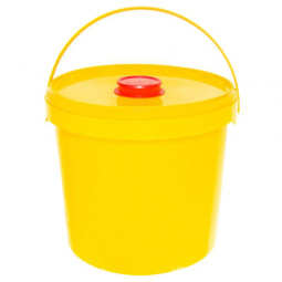 Контейнер для сбора отходов острого инструмента 5 л КОМПЛЕКТ 30 шт., желтый (класс Б), СЗПИ