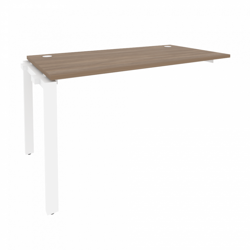Onix Наборный элемент рабочей станции на П-образном м/к O.MP-1.NRS-3.7 Дуб Аризона/Металл Белый 1380