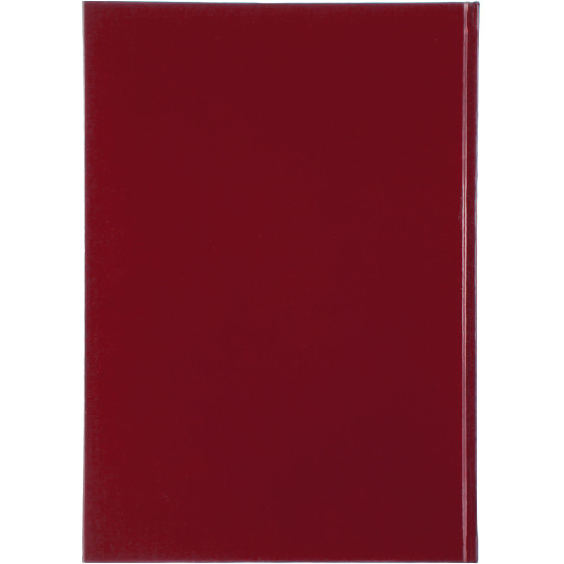 Книга учета Attache А4 96л в клетку блок офсет, бумвинил бордовый