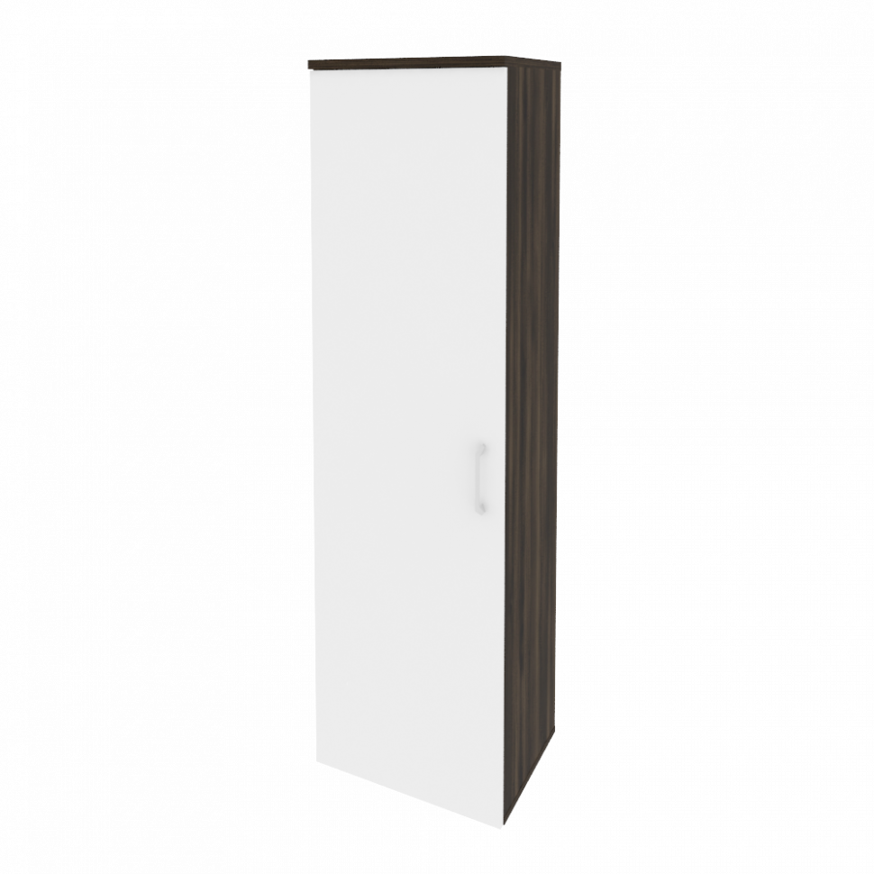 Onix Гардероб узкий (левое исполнение) O.GB-1 (L) Дуб Мали/Белый Бриллиант 560*420*1977