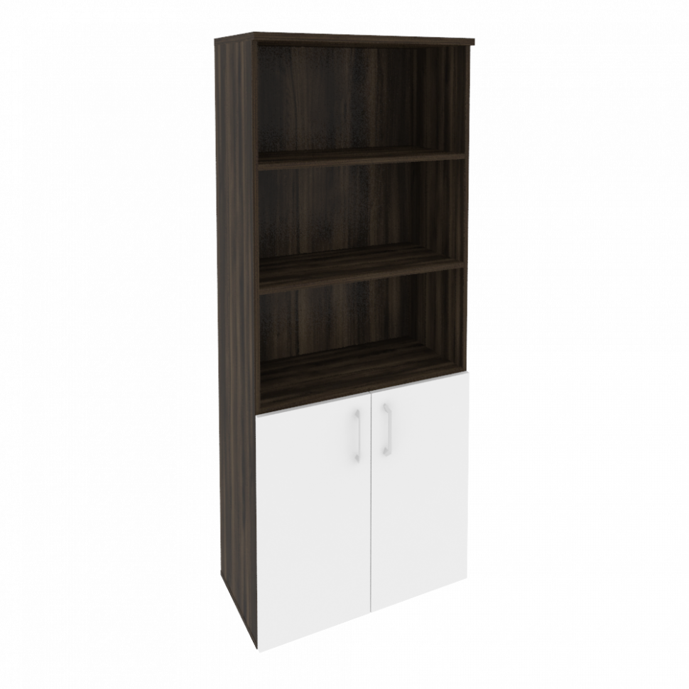 Onix Шкаф высокий широкий O.ST-1.1 Дуб Мали/Белый Бриллиант 800*420*1977