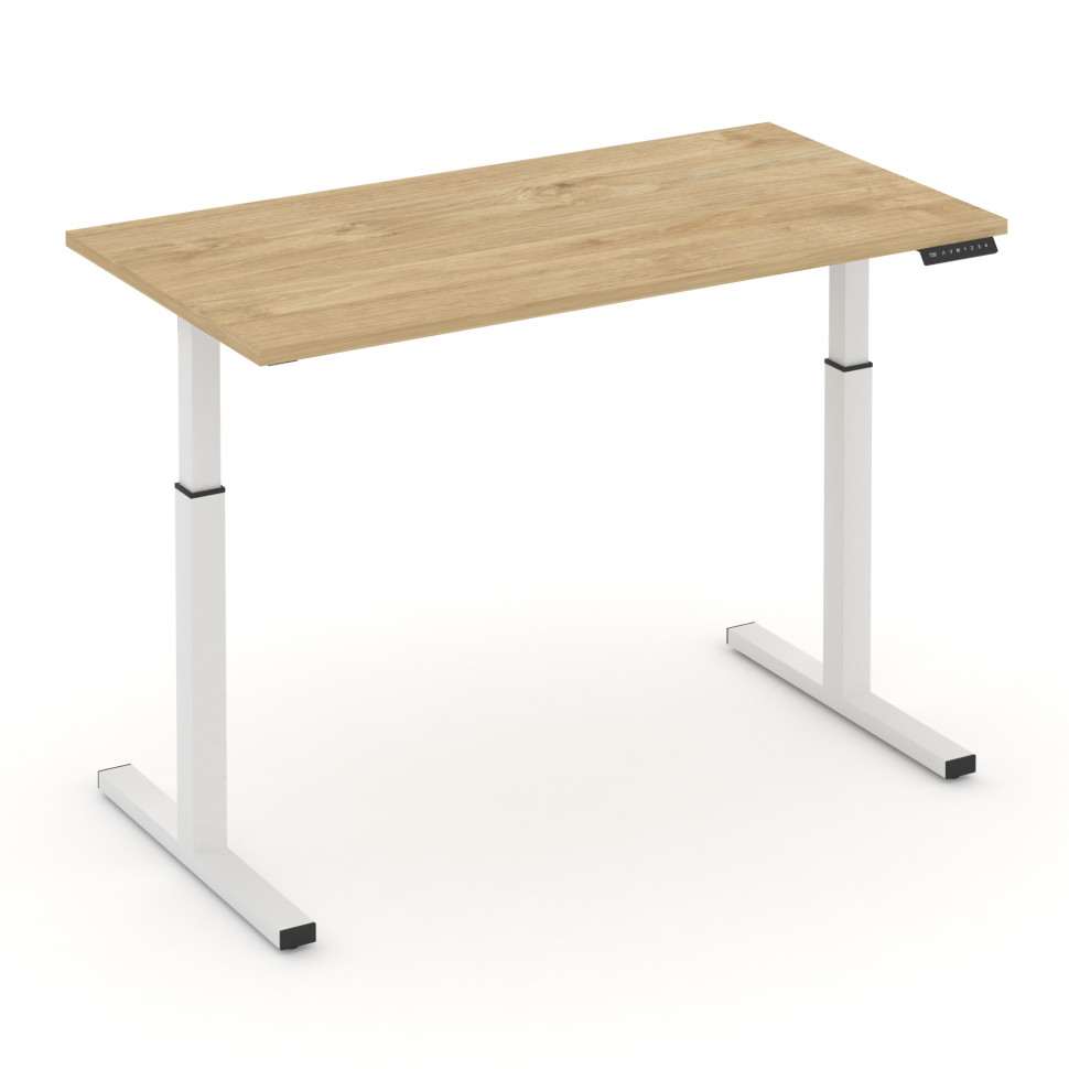 Move up Стол электроподъемный MV.SE-3.7 Тиквуд Светлый/Металл Белый 1380*720*720-1190 Move up Стол электроподъемный MV.SE-3.7 Тиквуд Светлый/Металл Белый 1380*720*720-1190