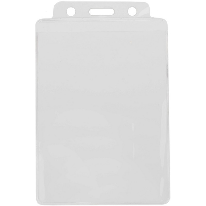 Бейдж 77x118мм Attache д/карт 71х100мм тесьма вертик.1017, 10 шт