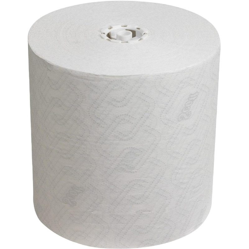 Полотенца бумажные д/дисп KK Scott Max в рулонах, 1сл, белые, 6х350м, 6691