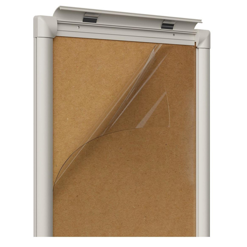 Рамка А2 Attache пласт.клик-профиль, углы прямоугольные, цвет серый Рамка А2 Attache пласт.клик-профиль, углы прямоугольные, цвет серый