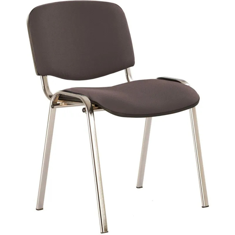 Стул 0MX_UA_Rio (ИЗО/ISO) серая ткань C-38, каркас хром