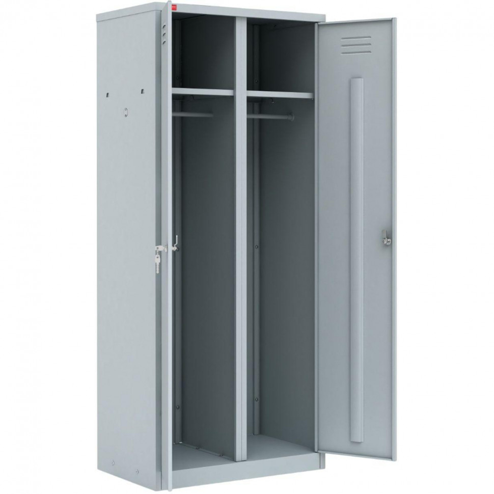 Шкаф для одежды металлический P_ШРМ-АК(800) 2 дв. 800х500х1860