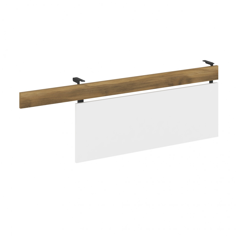 Concept Царга стола с опорной тумбой CN.CST-004 Сандал Янтарный/Белый Бриллиант/Металл Черный 1430*1