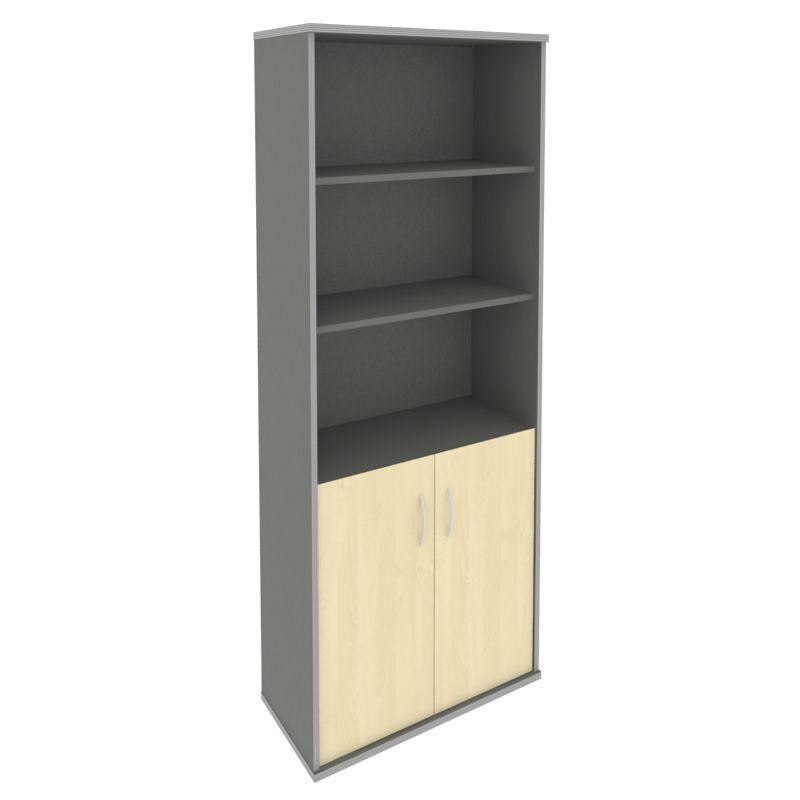 Riva Шкаф высокий широкий А.СТ-1.1 Клен Металлик NEW 770*365*1980