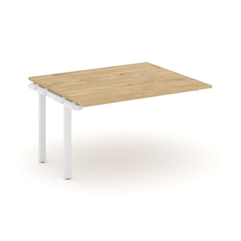 Style Project Проходной наб. элем. перег. стола SN-59P.NSPRG-034.3 Тиквуд Светлый/Металл Белый 1580*