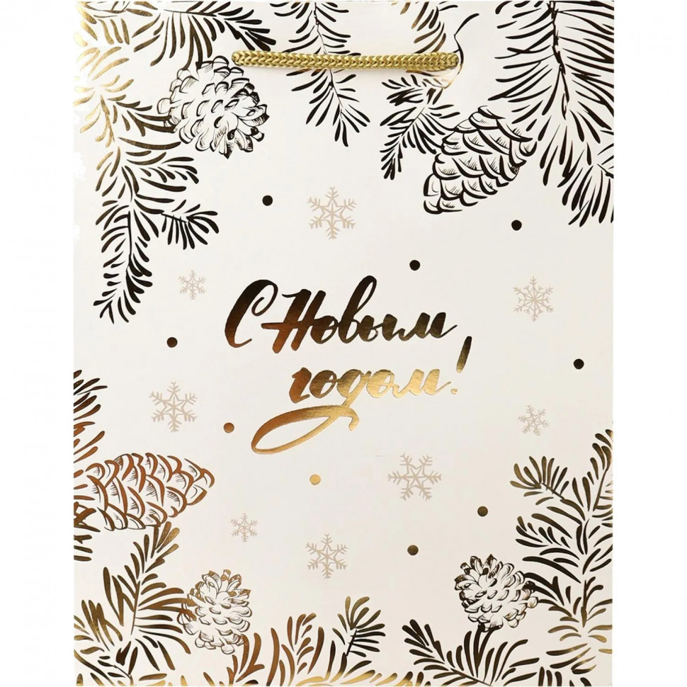 Пакет подарочный 18x23x10см(M)Новогодние узоры ПКП-6643 НГ Пакет подарочный 18x23x10см(M)Новогодние узоры ПКП-6643 НГ