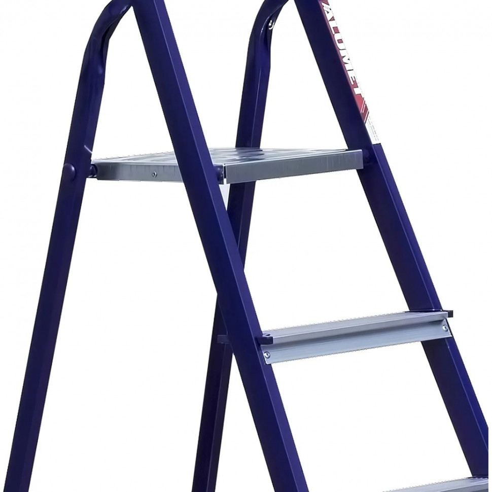 Стремянка Алюмет стальная окрашенная с алюминиевыми ступенями  10 ст. М8410