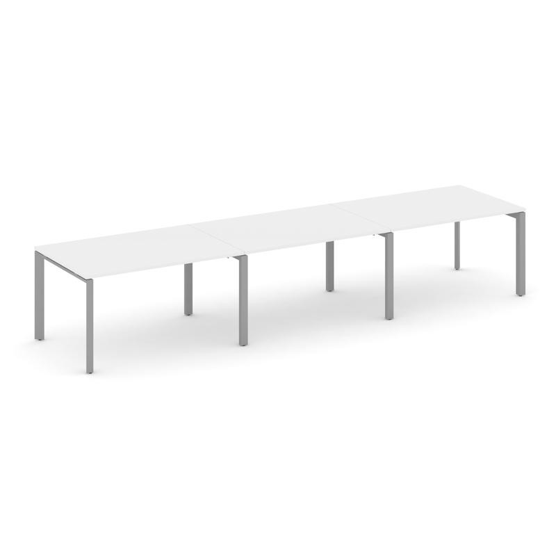 Style Project Стол переговорный SN-59P.SPRG-021.3 Белый/Металл Серый 2940*980*750