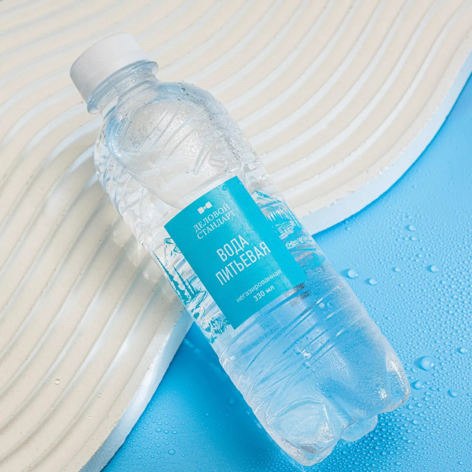 Вода питьевая Деловой Стандарт негаз ПЭТ 0,33л СПб (U)