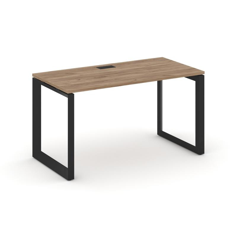 Style Project Стол письменный SN-59O.SP-012 Дуб Табак/Металл Черный/Черный Заглушка 1180*700*750