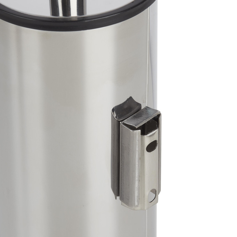 Ершик для унитаза Luscan закрытый с подст. и кр., нерж. с