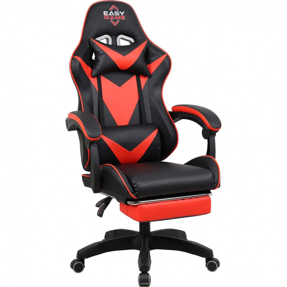 Кресло BN_SH_Easy Game 531 черный/красный кожзам/пластик