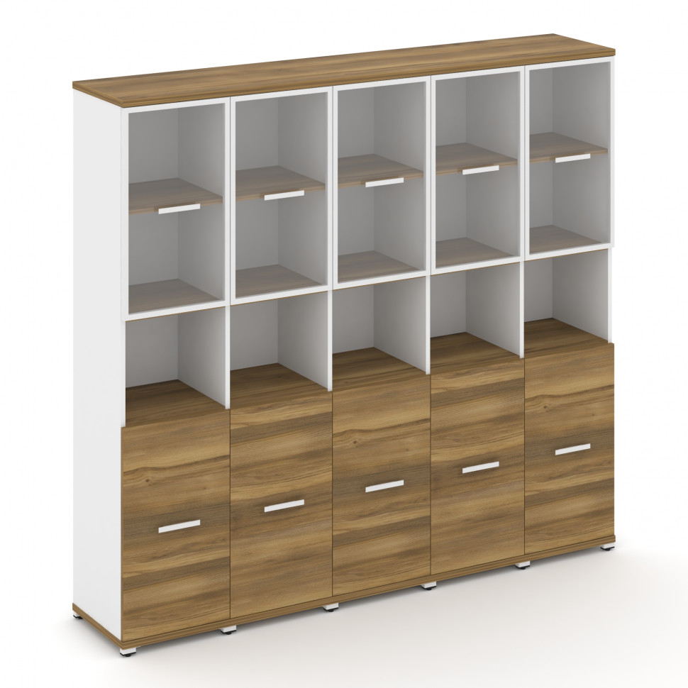 Concept Шкаф 5 узких секции, 5 ниш CN.STU-553 RPW W Сандал Янтарный/Белый Бриллиант/Металл Белый/Про Concept Шкаф 5 узких секции, 5 ниш CN.STU-553 RPW W Сандал Янтарный/Белый Бриллиант/Металл Белый/Про