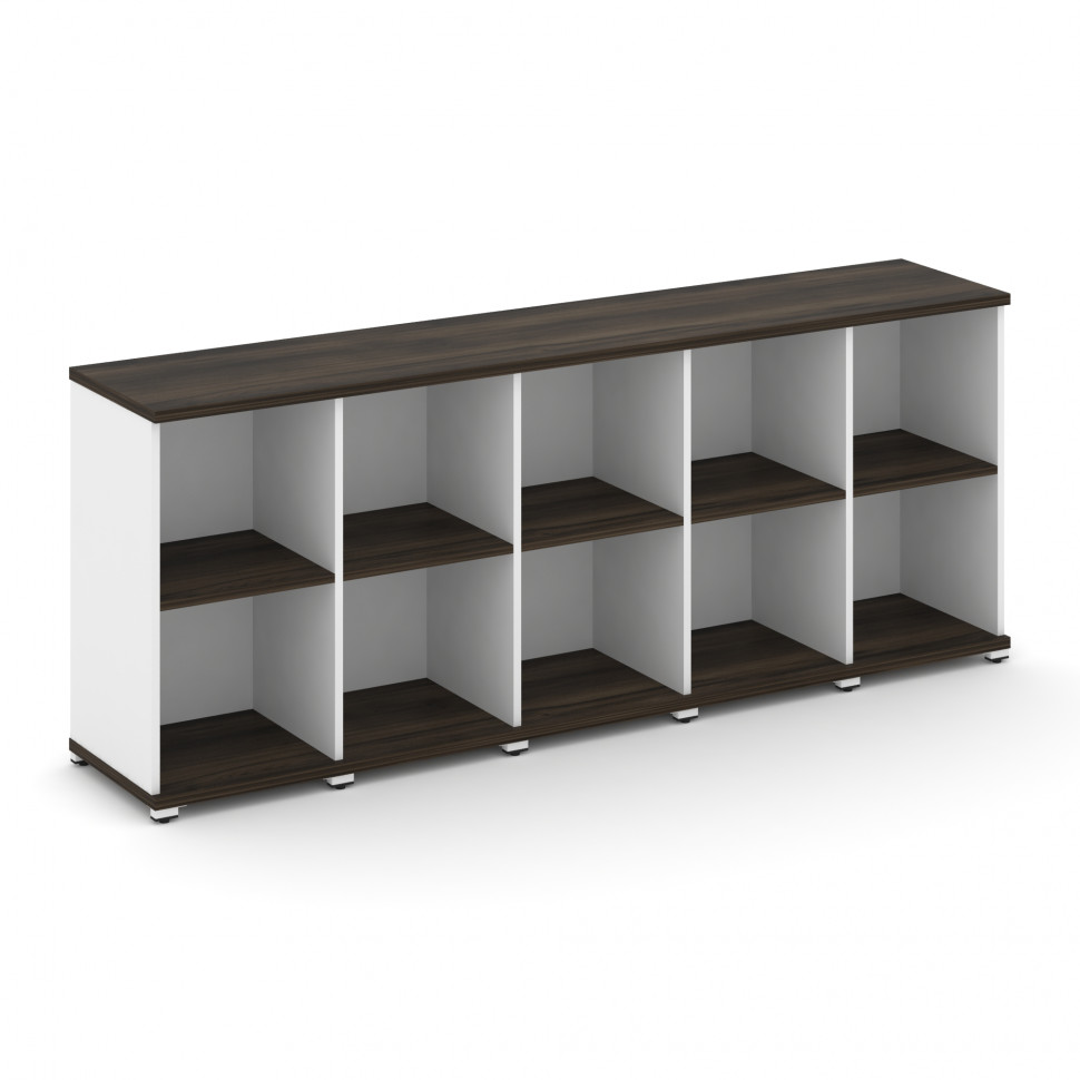 Concept Стеллаж 5 узких секций, 2 ниши CN.STU-250 Дуб Мали/Белый Бриллиант/Металл Белый 2084*420*818 Concept Стеллаж 5 узких секций, 2 ниши CN.STU-250 Дуб Мали/Белый Бриллиант/Металл Белый 2084*420*818