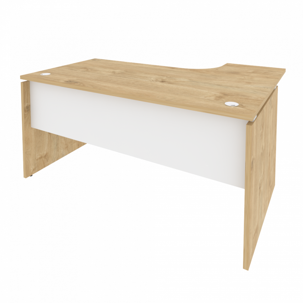 Onix Стол эргономичный левый O.SA-4 (L) Тиквуд Светлый/Белый Бриллиант 1580*1180*750 (800/460) Onix Стол эргономичный левый O.SA-4 (L) Тиквуд Светлый/Белый Бриллиант 1580*1180*750 (800/460)