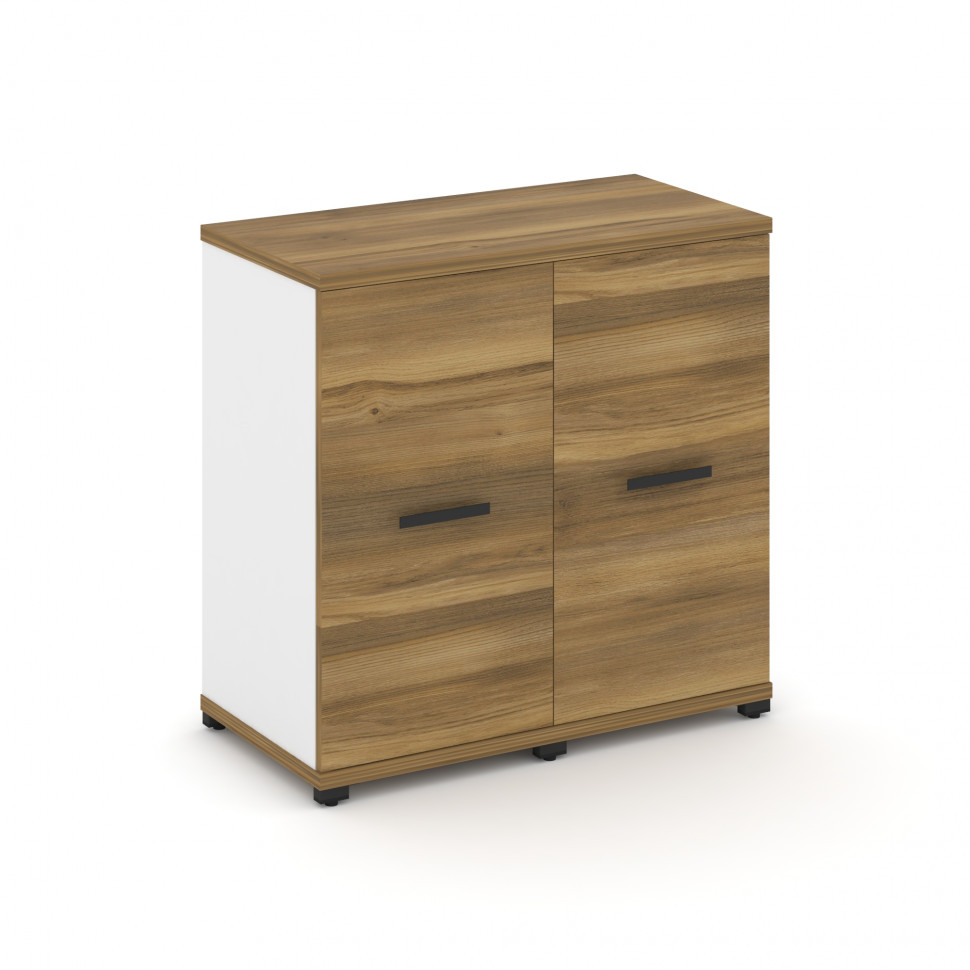 Concept Шкаф 2 узкие секции, 2 ниши CN.STU-223 B Сандал Янтарный/Белый Бриллиант/Металл Черный 836*4