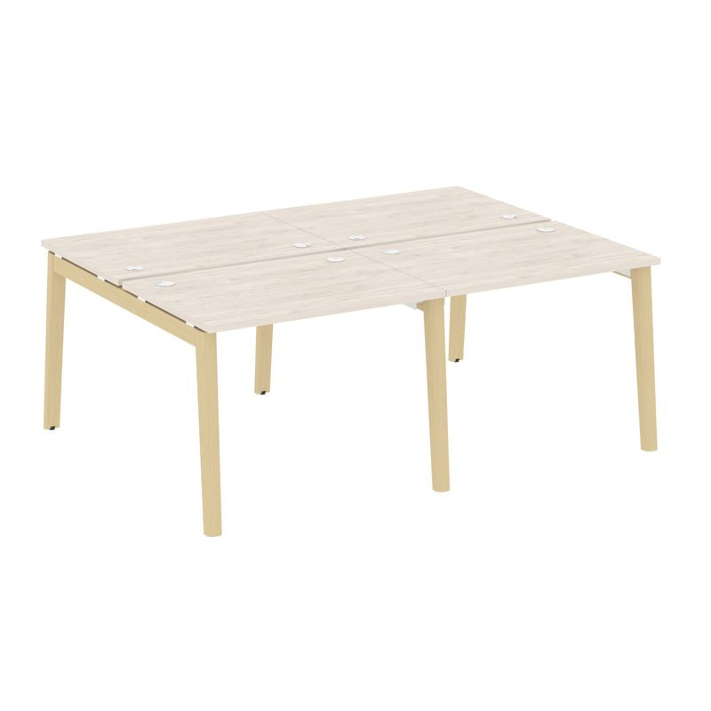 Onix Wood Рабочая станция OW.D.RS-4.1.7 Денвер Светлый/Дуб Светлый/Металл Белый 1960*1475*750