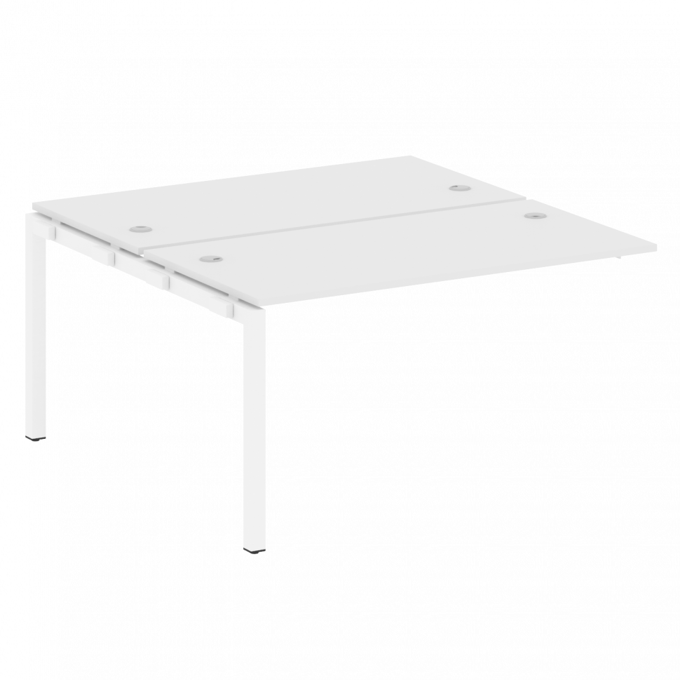 Metal System Quattro Проходной элемент рабочей станции на П-образном м/к 50БП.ПРС-СП-2.3 Белый/Метал Metal System Quattro Проходной элемент рабочей станции на П-образном м/к 50БП.ПРС-СП-2.3 Белый/Метал