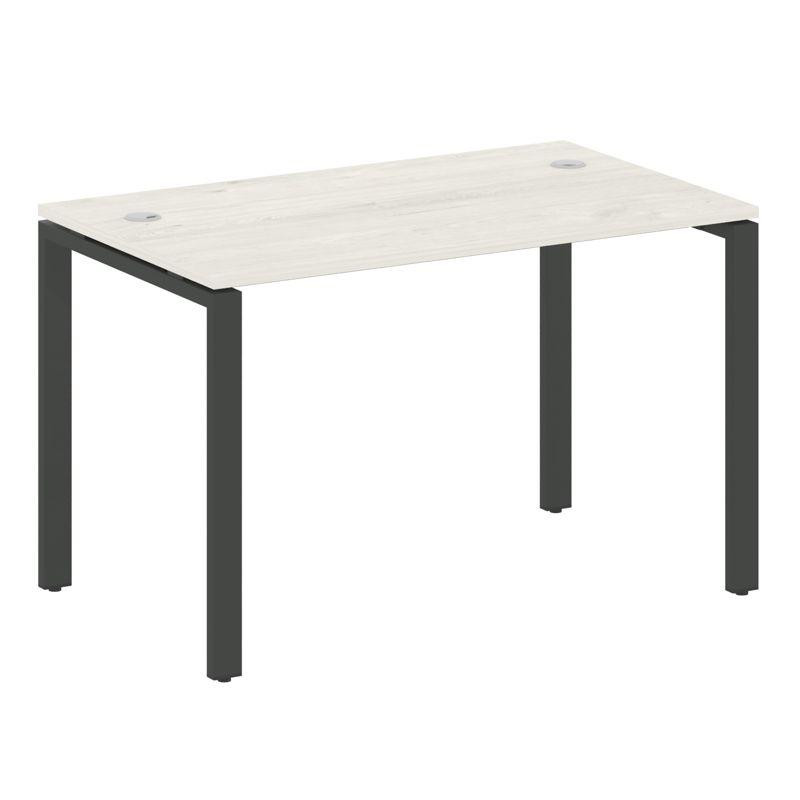 Metal System Стол письменный на П-образном м/к БП.СП-2 Дуб Наварра/Металл Антрацит 1200*720*750