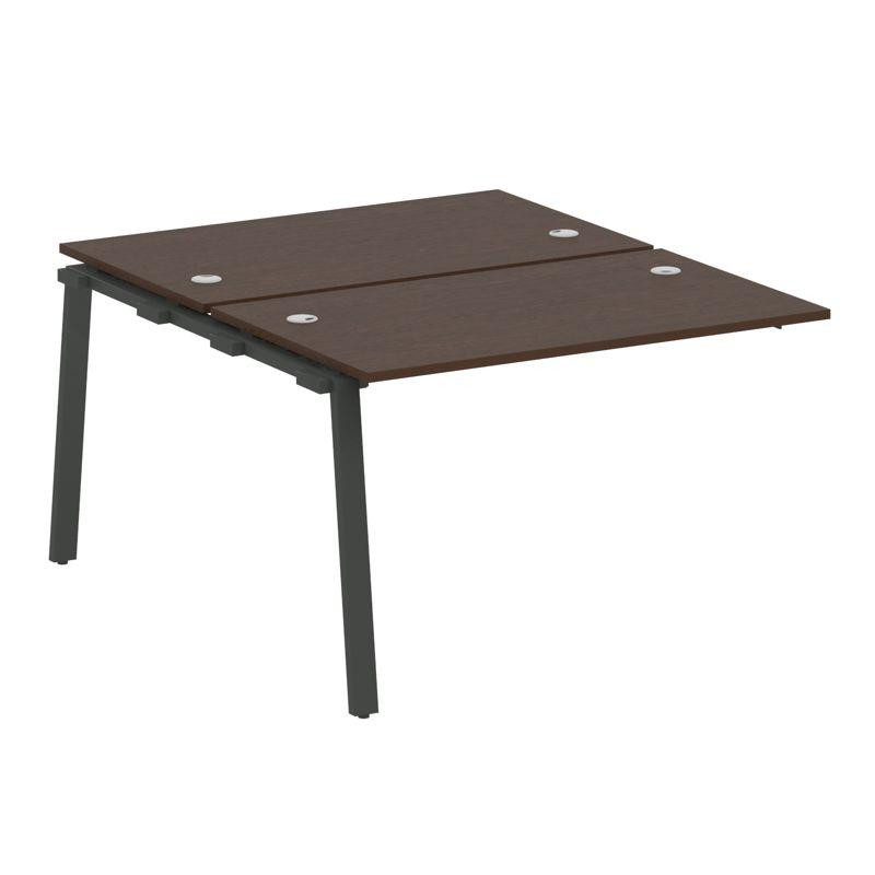 Metal System Проходной элемент рабочей станции на А-образном м/к БА.ПРС-СП-2.2 Венге Цаво/Металл Ант