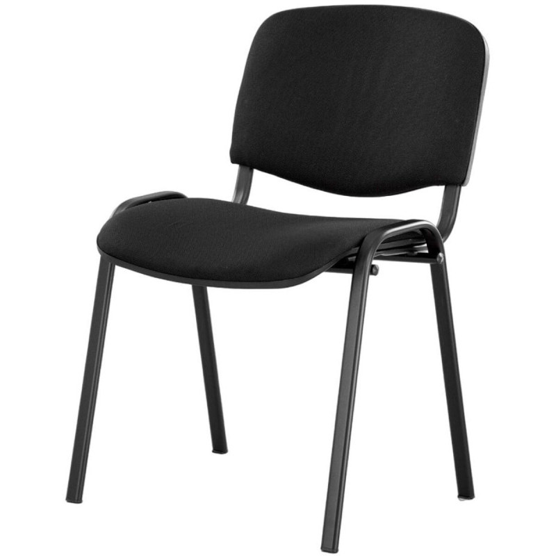 Стул UA_EChair ISO WIN(ИЗО) черн, ткань черная С-11