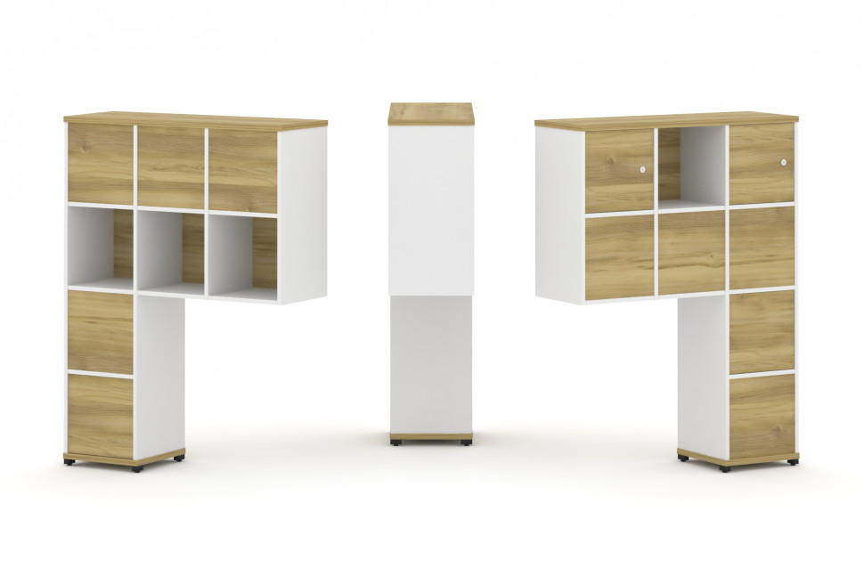 Concept Надставка высокая CN.DNV-007 Дуб Винченцо/Белый Бриллиант/Металл Черный 1099*350*1486 Concept Надставка высокая CN.DNV-007 Дуб Винченцо/Белый Бриллиант/Металл Черный 1099*350*1486