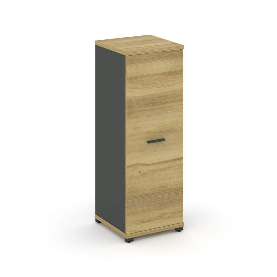 Concept Шкаф 1 узкая секция, 3 ниши CN.STU-316 A Дуб Винченцо/Антрацит/Металл Антрацит 420*420*1186