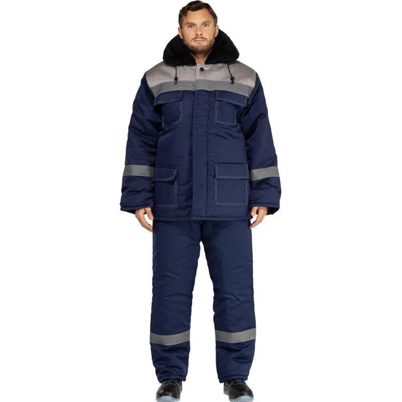 Костюм зимний муж з35-КБР синий/сер ( 52-54) 182-188 (Арсенал-СП)