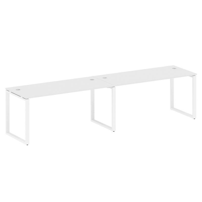 Metal System Рабочая станция на 2 места на О-образном м/к БО.СМ-2.4 Белый/Металл Белый 3200*720*750 Metal System Рабочая станция на 2 места на О-образном м/к БО.СМ-2.4 Белый/Металл Белый 3200*720*750