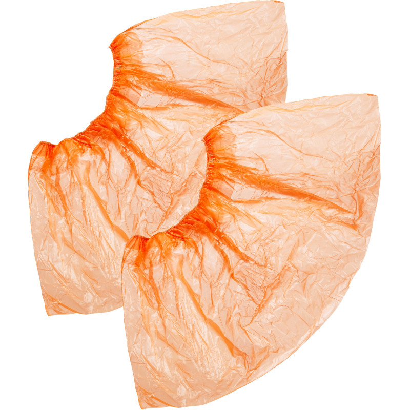 Бахилы н/с, п/э, Экстра У, оранжевые, детские, 50 пар/уп Бахилы н/с, п/э, Экстра У, оранжевые, детские, 50 пар/уп