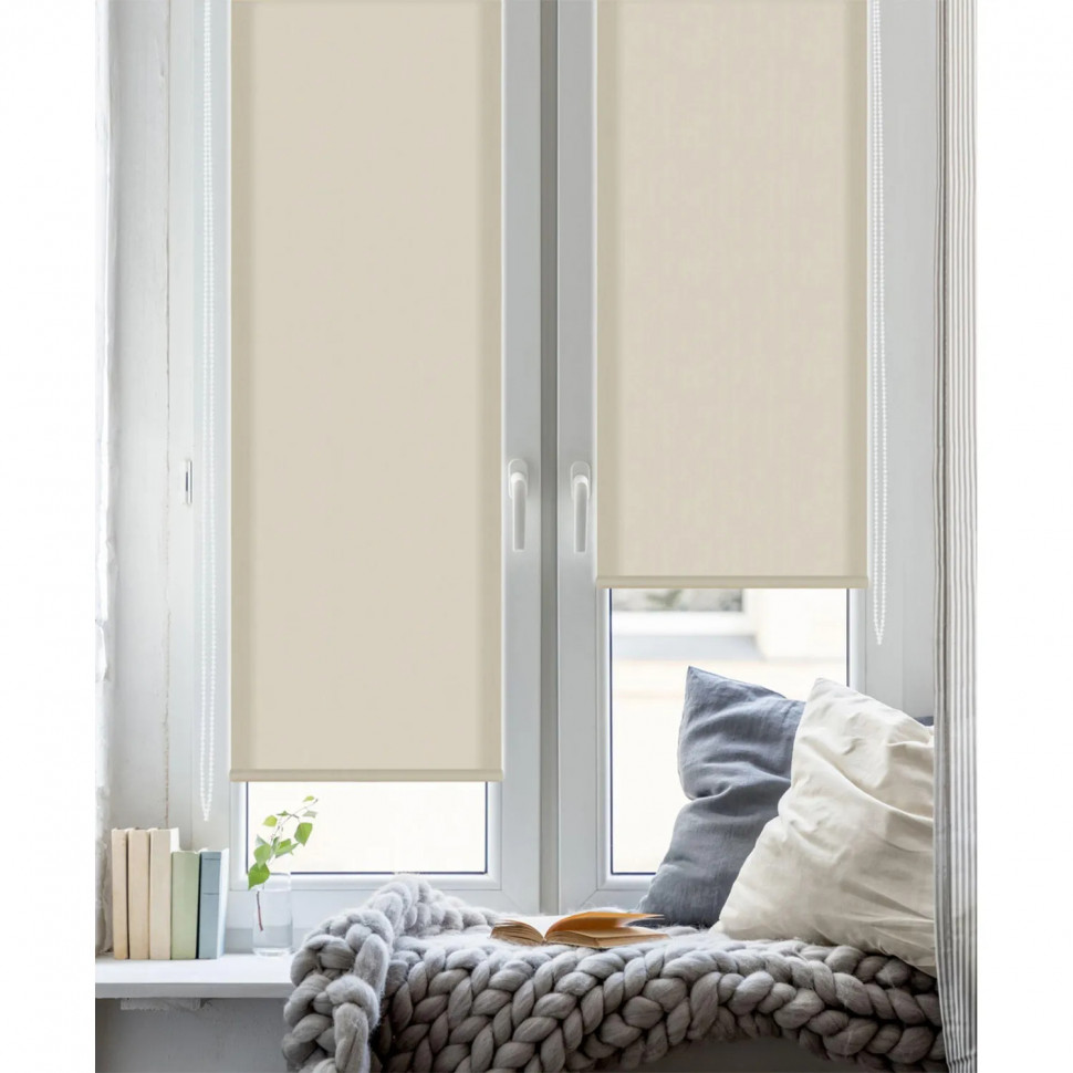 Рулонная штора Комус Мебель Stars - W1985 V707, 50х160, бежевый