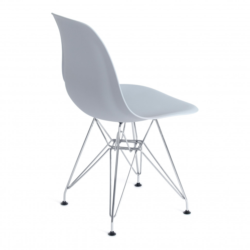 Стул CINDY IRON CHAIR (EAMES) (mod. 002) металл, пластик, 51x46x82,5, серый