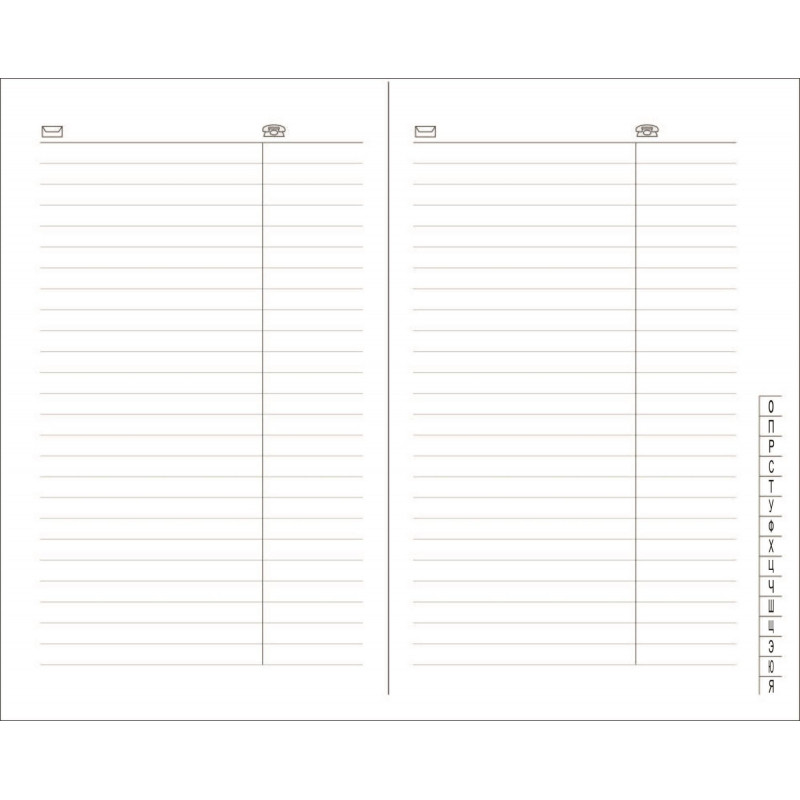 Телефонная книга бордо,А5,133х202мм,96л,ATTACHE Вива